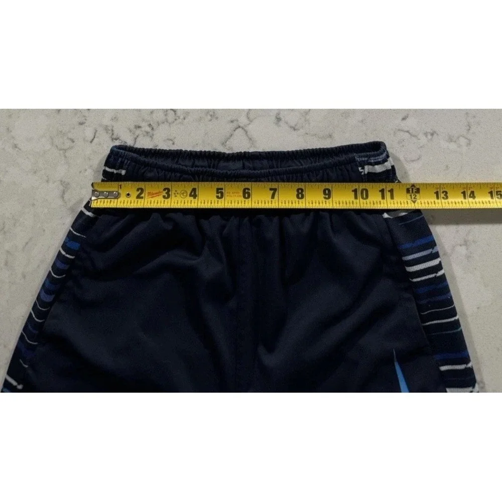 Nike Shorts Youth Boys Medium Navy Blue Dri-FIT Athletic Outdoor Swoosh Logo
